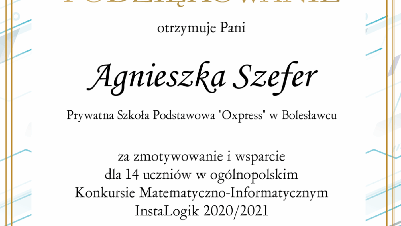 podziekowanie_instalogik_2_Agnieszka_Szefer